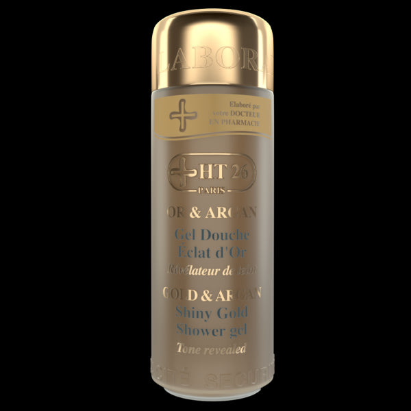 HT26 PARIS - Shower gel Gold & Argan - HT26.CA : Scientists Devoted to Black Beauty