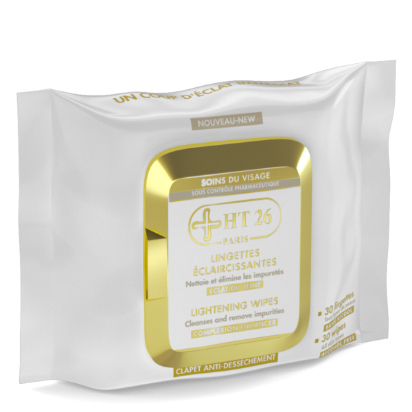 HT26 - Lingettes éclaircissantes - Action démaquillante